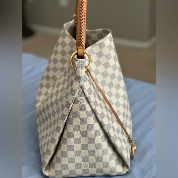 EUC Louis Vuitton Damier Azure Artsy MM Bag - Picture 4 of 16